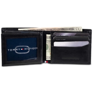 Lexzington - Home Of Prestigious Finds - Tommy Hilfiger Mens Leather RFID Wallet