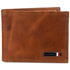 Lexzington - Home Of Prestigious Finds - Tommy Hilfiger Men's Traveler Leather Wallet